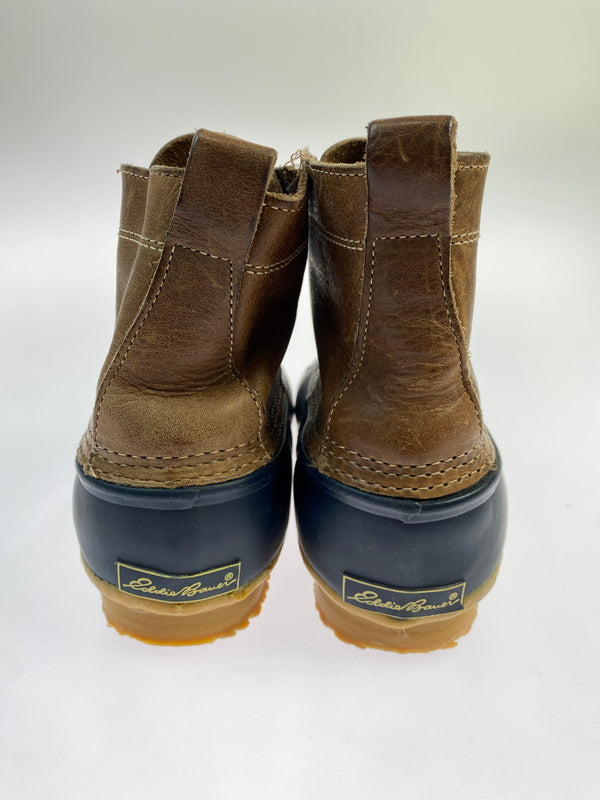 【中古品】【メンズ】 EDDIE BAUER エディー・バウアー ビーンブーツ 靴 シューズ 162-260719-AS-21-min サイズ：8 カラー：ブラウン/ネイビー 万代Net店