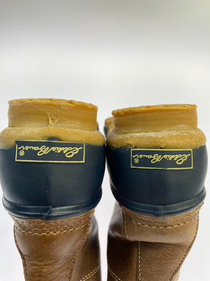 【中古品】【メンズ】 EDDIE BAUER エディー・バウアー ビーンブーツ 靴 シューズ 162-260719-AS-21-min サイズ：8 カラー：ブラウン/ネイビー 万代Net店