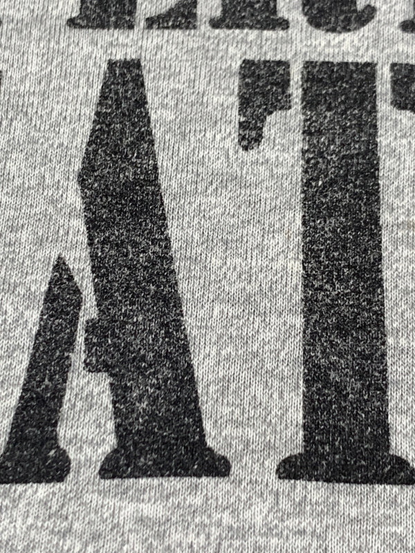 【中古品】【メンズ】 USED ユーズド PROPERTY OF ALCATRAZ PRINT TEE 半袖 プリント Tシャツ メンズ トップス 146-260720-em-62-min カラー：グレー 万代Net店