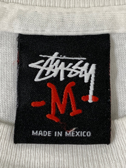 【中古品】【メンズ】 STUSSY ステューシー BLACK SHEEP PRINT TEE ブラック シープ プリント 半袖 Tシャツ メンズ トップス 142-260720-em-56-min サイズ：M カラー：ホワイト 万代Net店