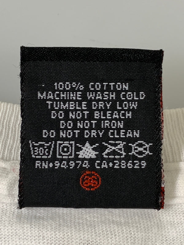 【中古品】【メンズ】 STUSSY ステューシー BLACK SHEEP PRINT TEE ブラック シープ プリント 半袖 Tシャツ メンズ トップス 142-260720-em-56-min サイズ：M カラー：ホワイト 万代Net店