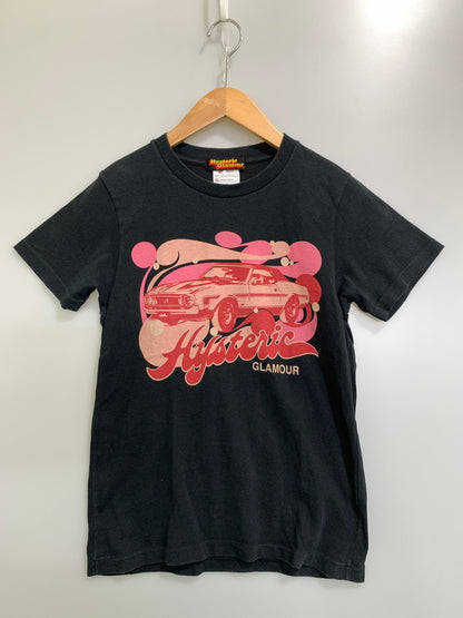 【中古品】【メンズ】 HYSTERIC GLAMOUR ヒステリックグラマー マスタング PRINT TEE 半袖 プリント Tシャツ メンズ トップス 140-260720-em-68-min サイズ：F カラー：ブラック 万代Net店