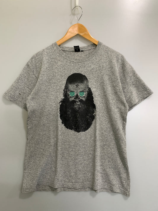 【中古品】【メンズ】 PHATEEWEAR ファッティーウェア ジェリーガルシア PRINT TEE 半袖 プリント Tシャツ メンズ トップス 145-260720-em-59-min サイズ：M カラー：グレー 万代Net店
