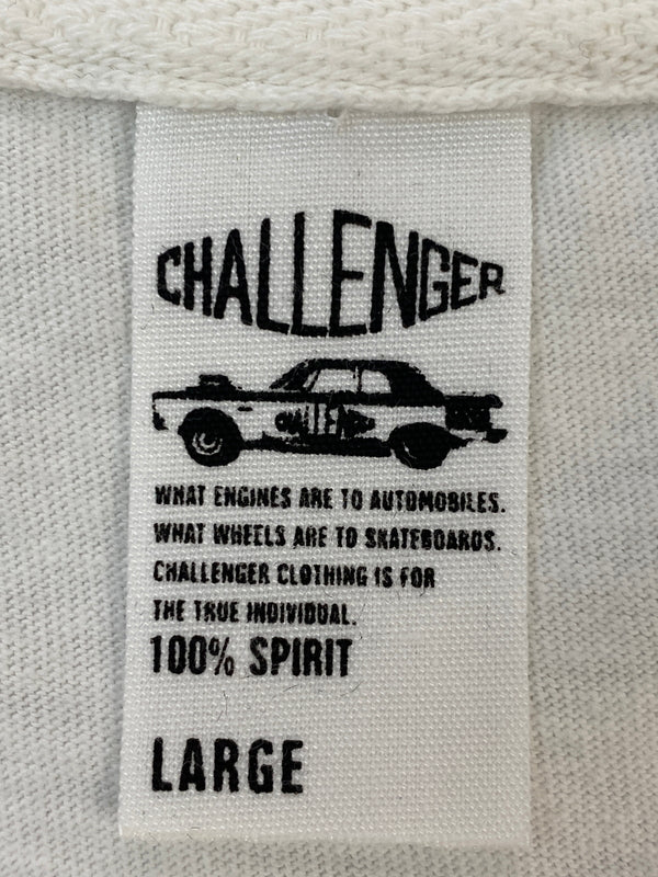 【中古品】【メンズ】 CHALLENGER チャレンジャー WE ARE NO.2 TEE ウィー アー ナンバー2 ティー CLG-TS-021-051 半袖 ショートスリーブ Tシャツ 142-260724-hu-18-min サイズ：L カラー：ホワイト 万代Net店