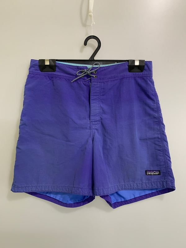 【現状渡し品】【メンズ】 PATAGONIA パタゴニア バギーズショーツ 90'S メンズ ボトムス 水陸両用ショーツ 90年代 ヴィンテージ 155-260717-em-16-min サイズ：33 カラー：青紫 万代Net店