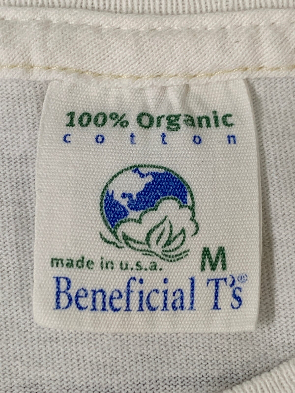 【中古品】【メンズ】 PATAGONIA パタゴニア BENEFICIAL OVAL LOGO TEE 90'S ベネフィシャル オーバルロゴ 半袖Tシャツ 90年代 メンズ トップス ヴィンテージ 144-260720-em-91-min サイズ：M カラー：ホワイト 万代Net店