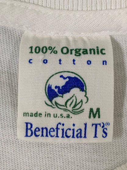 【中古品】【メンズ】 PATAGONIA パタゴニア BENEFICIAL LOGO TEE 90'S ベネフィシャルロゴ 半袖 Tシャツ メンズ トップス 90年代 ヴィンテージ 144-260717-em-14-min サイズ：M カラー：ホワイト 万代Net店