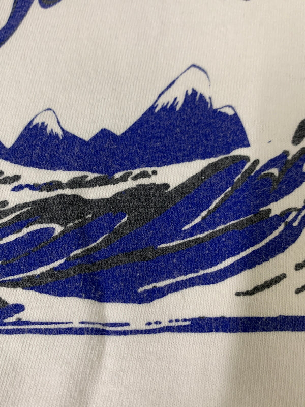 【現状渡し品】【メンズ】 PATAGONIA パタゴニア BENEFICIAL 北斎 PRINT TEE 90'S ベネフィシャル プリント Tシャツ メンズ トップス 90年代 ヴィンテージ 144-260717-em-15-min サイズ：Ｌ カラー：ホワイト 万代Net店
