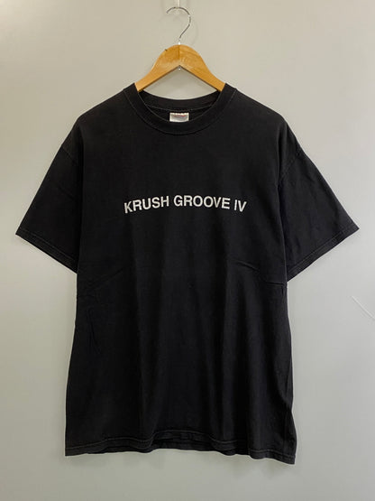 【中古品】【メンズ】 USED ユーズド RUN DMC KRUSH GROOVE IV TEE ラン DMC クラッシュグルーヴ フォース ティー 半袖 ショートスリーブ Tシャツ 146-260724-hu-19-min カラー：ブラック 万代Net店