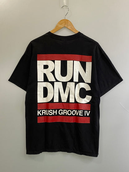【中古品】【メンズ】 USED ユーズド RUN DMC KRUSH GROOVE IV TEE ラン DMC クラッシュグルーヴ フォース ティー 半袖 ショートスリーブ Tシャツ 146-260724-hu-19-min カラー：ブラック 万代Net店