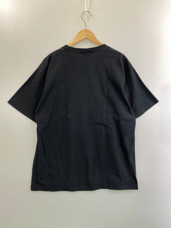 【中古品】【メンズ】 REEBOK リーボック 80'S LOGO TEE 80年代 半袖 ロゴ Tシャツ メンズ トップス ヴィンテージ 146-260717-em-35-min サイズ：XL カラー：ブラック 万代Net店