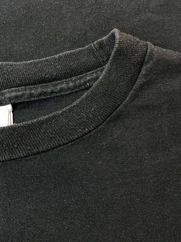【中古品】【メンズ】 REEBOK リーボック 80'S LOGO TEE 80年代 半袖 ロゴ Tシャツ メンズ トップス ヴィンテージ 146-260717-em-35-min サイズ：XL カラー：ブラック 万代Net店
