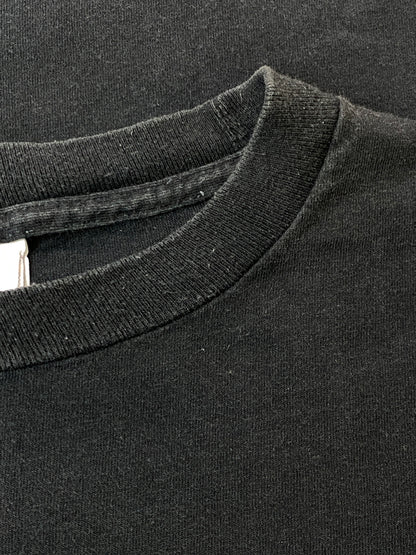 【中古品】【メンズ】 REEBOK リーボック 80'S LOGO TEE 80年代 半袖 ロゴ Tシャツ メンズ トップス ヴィンテージ 146-260717-em-35-min サイズ：XL カラー：ブラック 万代Net店