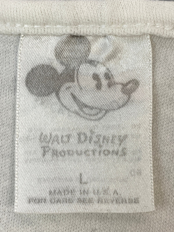 【現状渡し品】【メンズ】 DISNEY ディズニー 80'S MICKEY MOUSE 両面 TEE 80年代 ミッキーマウス 両面 ティー 半袖 ショートスリーブ Tシャツ 146-260724-hu-20-min サイズ：L カラー：ホワイト 万代Net店
