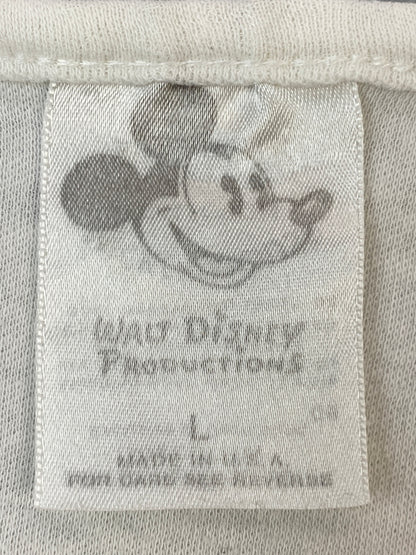 【現状渡し品】【メンズ】 DISNEY ディズニー 80'S MICKEY MOUSE 両面 TEE 80年代 ミッキーマウス 両面 ティー 半袖 ショートスリーブ Tシャツ 146-260724-hu-20-min サイズ：L カラー：ホワイト 万代Net店