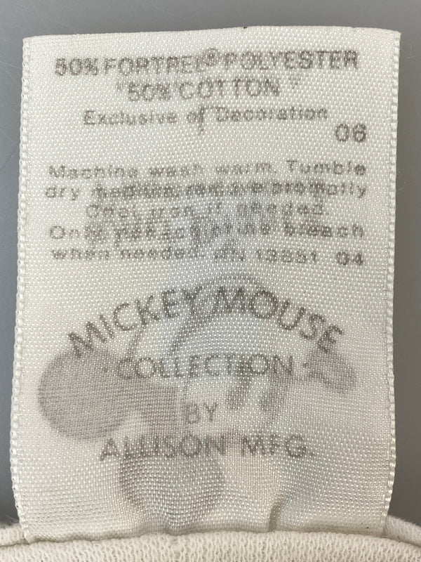 【現状渡し品】【メンズ】 DISNEY ディズニー 80'S MICKEY MOUSE 両面 TEE 80年代 ミッキーマウス 両面 ティー 半袖 ショートスリーブ Tシャツ 146-260724-hu-20-min サイズ：L カラー：ホワイト 万代Net店