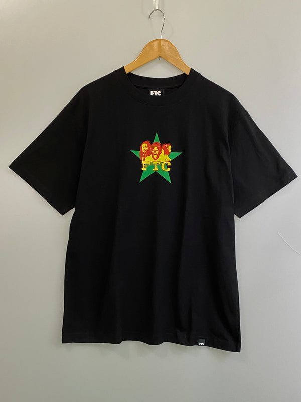 【中古品】【メンズ】 FTC エフティーシー PRINT TEE プリント ティー 半袖 ショートスリーブ Tシャツ 142-260724-hu-22-min サイズ：L カラー：ブラック 万代Net店