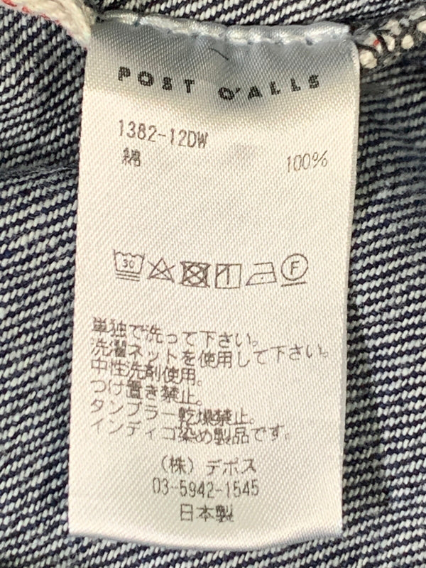 【中古品】【メンズ】 POST OVERALLS ポストオーバーオールズ NO.1 FIVE POCKET DENIM 1382-120W ナンバーワン ファイブポケット デニム パンツ メンズ ボトムス ジーンズ 156-260717-em-17-min サイズ：M カラー：インディゴブルー 万代Net店