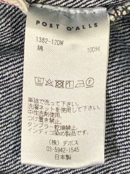 【中古品】【メンズ】 POST OVERALLS ポストオーバーオールズ NO.1 FIVE POCKET DENIM 1382-120W ナンバーワン ファイブポケット デニム パンツ メンズ ボトムス ジーンズ 156-260717-em-17-min サイズ：M カラー：インディゴブルー 万代Net店