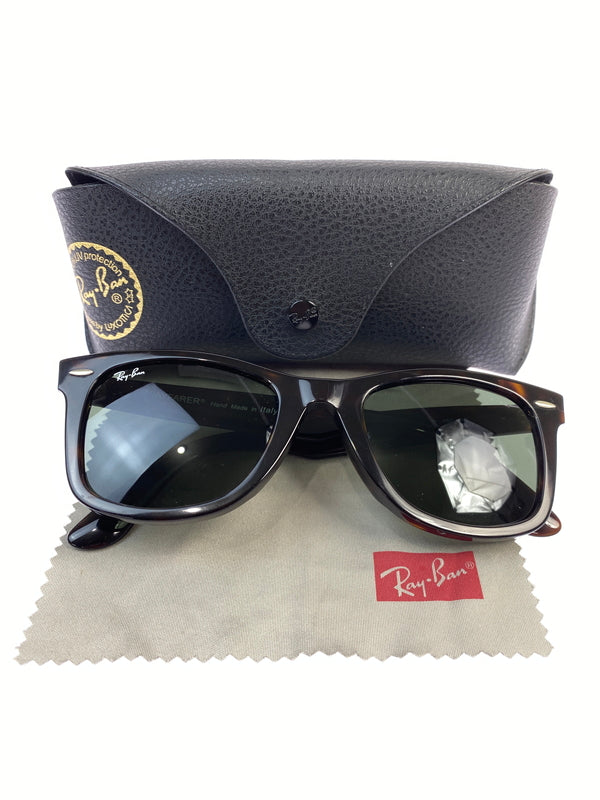 【中古品】【メンズ】 RAY-BAN レイバン RB2140-F WAYFARER SUNGLASSES サングラス アイウェア 203-260719-AS-40-min サイズ：52□22-150 カラー：ブラウン 万代Net店