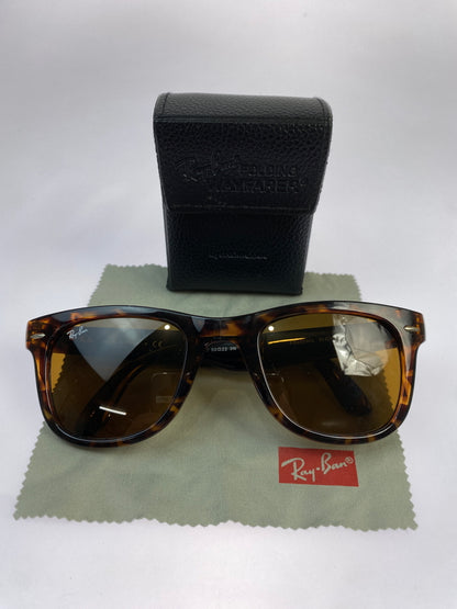 【中古品】【メンズ】 RAY-BAN レイバン FOLDING WAYFARER サングラス アイウェア 折りたたみ 203-260719-AS-39-min サイズ：50□22 カラー：ブラウン 万代Net店