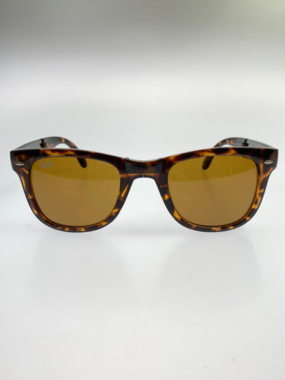 【中古品】【メンズ】 RAY-BAN レイバン FOLDING WAYFARER サングラス アイウェア 折りたたみ 203-260719-AS-39-min サイズ：50□22 カラー：ブラウン 万代Net店
