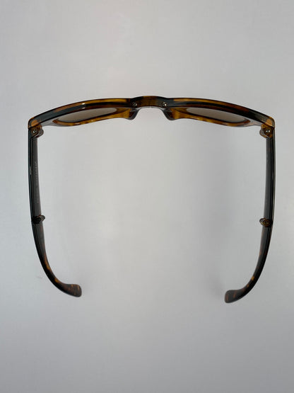 【中古品】【メンズ】 RAY-BAN レイバン FOLDING WAYFARER サングラス アイウェア 折りたたみ 203-260719-AS-39-min サイズ：50□22 カラー：ブラウン 万代Net店