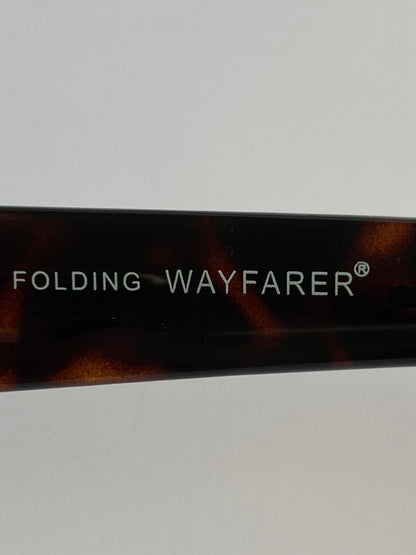 【中古品】【メンズ】 RAY-BAN レイバン FOLDING WAYFARER サングラス アイウェア 折りたたみ 203-260719-AS-39-min サイズ：50□22 カラー：ブラウン 万代Net店