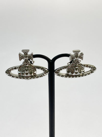 【中古品】【レディース】 VIVIENNE WESTWOOD ヴィヴィアンウエストウッド MAYFAIR BAS RELIEF EARRING ピアス アクセサリー 192-260719-AS-32-min カラー：シルバー 万代Net店