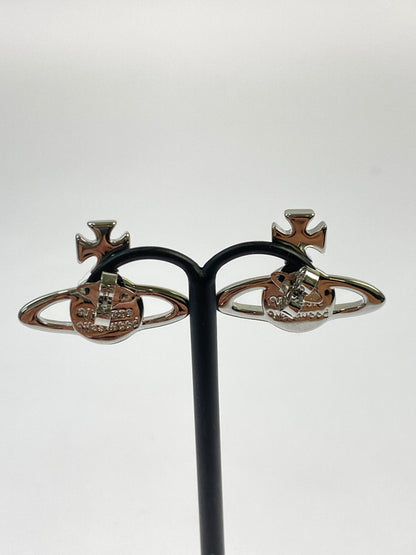 【中古品】【レディース】 VIVIENNE WESTWOOD ヴィヴィアンウエストウッド MAYFAIR BAS RELIEF EARRING ピアス アクセサリー 192-260719-AS-32-min カラー：シルバー 万代Net店