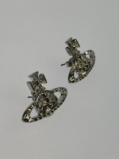 【中古品】【レディース】 VIVIENNE WESTWOOD ヴィヴィアンウエストウッド MAYFAIR BAS RELIEF EARRING ピアス アクセサリー 192-260719-AS-32-min カラー：シルバー 万代Net店
