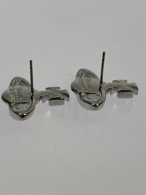 【中古品】【レディース】 VIVIENNE WESTWOOD ヴィヴィアンウエストウッド MAYFAIR BAS RELIEF EARRING ピアス アクセサリー 192-260719-AS-32-min カラー：シルバー 万代Net店