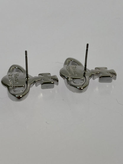 【中古品】【レディース】 VIVIENNE WESTWOOD ヴィヴィアンウエストウッド MAYFAIR BAS RELIEF EARRING ピアス アクセサリー 192-260719-AS-32-min カラー：シルバー 万代Net店