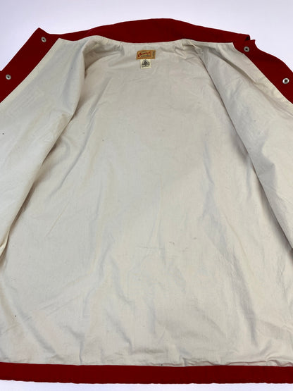 【中古品】【メンズ】 CHESWICK チェスウィック COLLEGE LOGO JACKET カレッジ ロゴ ジャケット アウター 145-260727-jt-01-min サイズ：L カラー：レッド 万代Net店