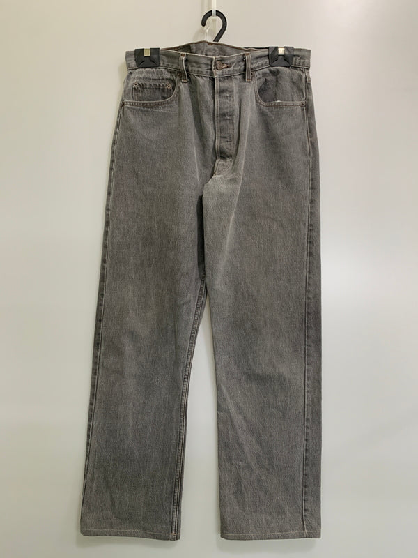 【中古品】【メンズ】 LEVI'S リーバイス 先染めBLACK DENIM PANT 501-0658 ブラック デニム パンツ メンズ ボトムス ジーンズ ジーパン 157-260717-em-20-min サイズ：W36L34 カラー：グレー 万代Net店