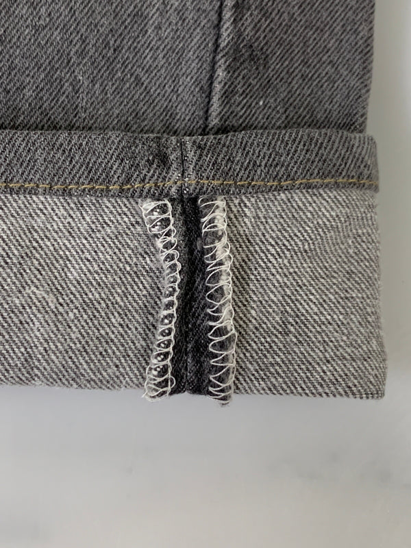 【中古品】【メンズ】 LEVI'S リーバイス 先染めBLACK DENIM PANT 501-0658 ブラック デニム パンツ メンズ ボトムス ジーンズ ジーパン 157-260717-em-20-min サイズ：W36L34 カラー：グレー 万代Net店