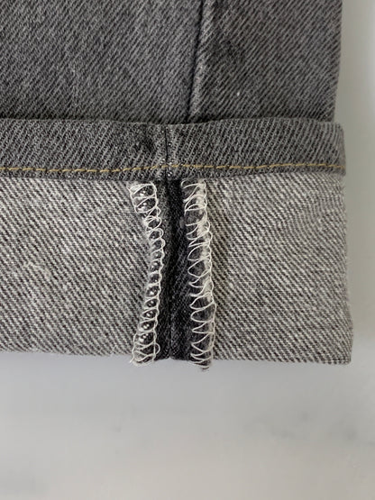 【中古品】【メンズ】 LEVI'S リーバイス 先染めBLACK DENIM PANT 501-0658 ブラック デニム パンツ メンズ ボトムス ジーンズ ジーパン 157-260717-em-20-min サイズ：W36L34 カラー：グレー 万代Net店