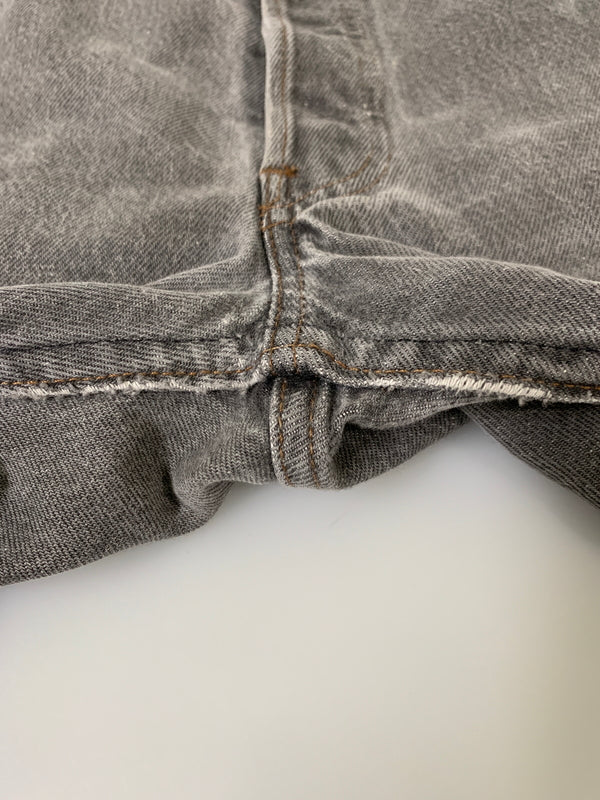 【中古品】【メンズ】 LEVI'S リーバイス 先染めBLACK DENIM PANT 501-0658 ブラック デニム パンツ メンズ ボトムス ジーンズ ジーパン 157-260717-em-20-min サイズ：W36L34 カラー：グレー 万代Net店