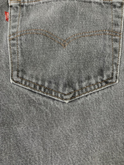 【中古品】【メンズ】 LEVI'S リーバイス 先染めBLACK DENIM PANT 501-0658 ブラック デニム パンツ メンズ ボトムス ジーンズ ジーパン 157-260717-em-20-min サイズ：W36L34 カラー：グレー 万代Net店