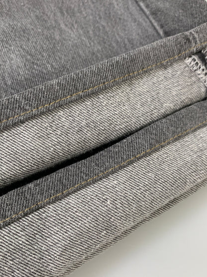 【中古品】【メンズ】 LEVI'S リーバイス 先染めBLACK DENIM PANT 501-0658 ブラック デニム パンツ メンズ ボトムス ジーンズ ジーパン 157-260717-em-20-min サイズ：W36L34 カラー：グレー 万代Net店