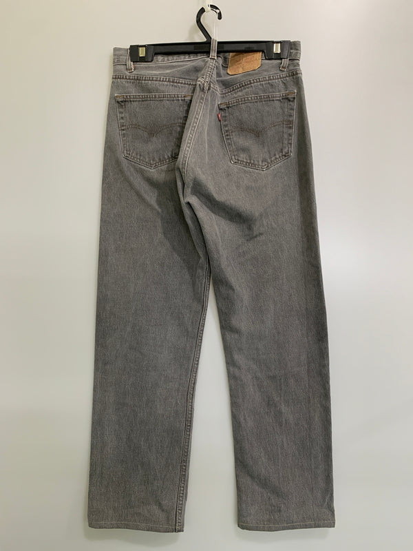 【中古品】【メンズ】 LEVI'S リーバイス 先染めBLACK DENIM PANT 501-0658 ブラック デニム パンツ メンズ ボトムス ジーンズ ジーパン 157-260717-em-20-min サイズ：W36L34 カラー：グレー 万代Net店