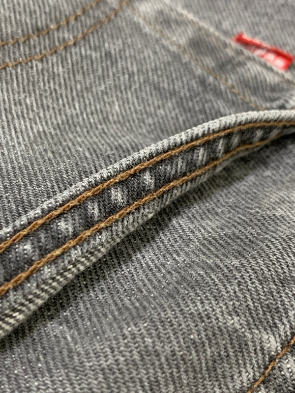 【中古品】【メンズ】 LEVI'S リーバイス 先染めBLACK DENIM PANT 501-0658 ブラック デニム パンツ メンズ ボトムス ジーンズ ジーパン 157-260717-em-20-min サイズ：W36L34 カラー：グレー 万代Net店