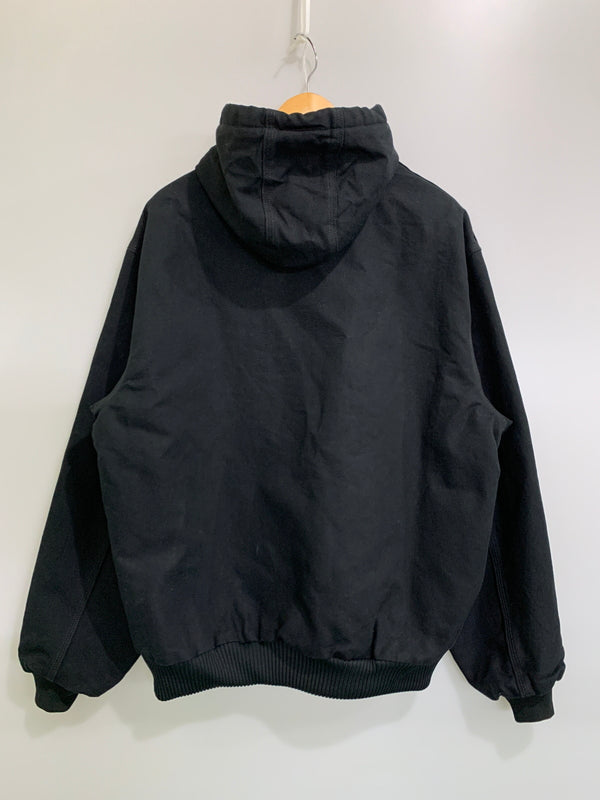 【中古品】【メンズ】 CARHARTT カーハート DUCK ACTIVE JACKET 103940-BLK ダック アクティブジャケット キャンバス生地 メンズ アウター 146-260717-em-07-min サイズ：Ｌ カラー：ブラック 万代Net店