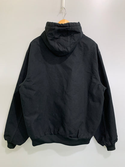 【中古品】【メンズ】 CARHARTT カーハート DUCK ACTIVE JACKET 103940-BLK ダック アクティブジャケット キャンバス生地 メンズ アウター 146-260717-em-07-min サイズ：Ｌ カラー：ブラック 万代Net店