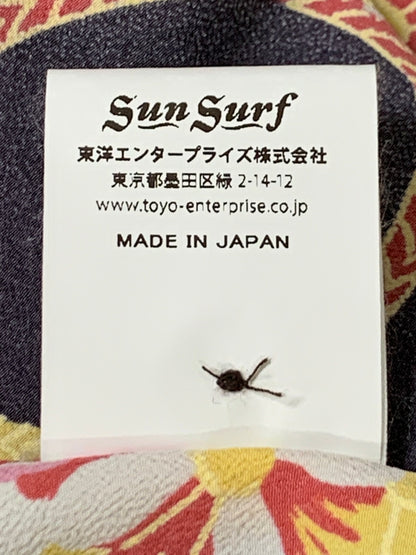【中古品】【メンズ】 SUN SURF RAYON S/S SPECIAL EDITION JAPANESE BAZAAR THE CRY OF CRANE SS38679 レーヨン 半袖 鶴 アロハシャツ 145-260717-em-10-min サイズ：M カラー：マルチカラー 万代Net店