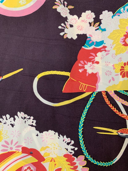 【中古品】【メンズ】 SUN SURF RAYON S/S SPECIAL EDITION JAPANESE BAZAAR THE CRY OF CRANE SS38679 レーヨン 半袖 鶴 アロハシャツ 145-260717-em-10-min サイズ：M カラー：マルチカラー 万代Net店