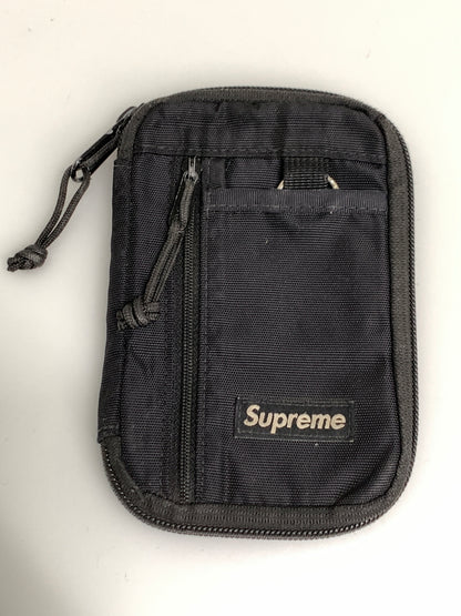 【中古品】【メンズ】 SUPREME シュプリーム 19AW CORDURA SMALL ZIP POUCH コーデュラ スモール ジップ ポーチ 小物入れ 定期入れ ミニ 208-260723-em-51-min カラー：ブラック 万代Net店