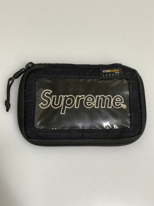 【中古品】【メンズ】 SUPREME シュプリーム 19AW CORDURA SMALL ZIP POUCH コーデュラ スモール ジップ ポーチ 小物入れ 定期入れ ミニ 208-260723-em-51-min カラー：ブラック 万代Net店