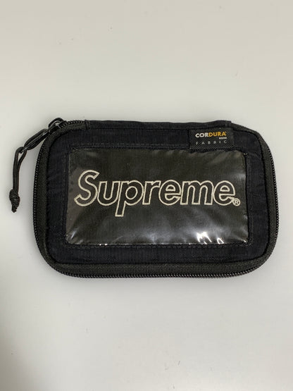 【中古品】【メンズ】 SUPREME シュプリーム 19AW CORDURA SMALL ZIP POUCH コーデュラ スモール ジップ ポーチ 小物入れ 定期入れ ミニ 208-260723-em-51-min カラー：ブラック 万代Net店