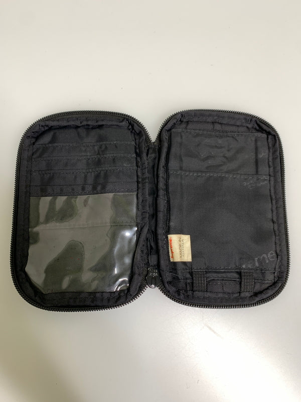 【中古品】【メンズ】 SUPREME シュプリーム 19AW CORDURA SMALL ZIP POUCH コーデュラ スモール ジップ ポーチ 小物入れ 定期入れ ミニ 208-260723-em-51-min カラー：ブラック 万代Net店